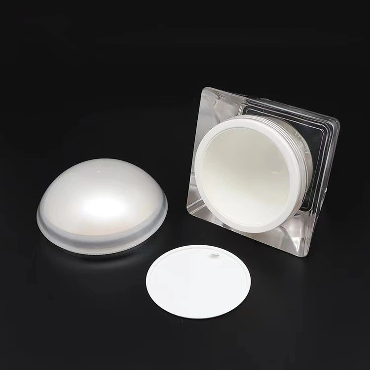 200g 250g Cream Acrylic Jar Plastic Container Cosmetic PMMA Bottle