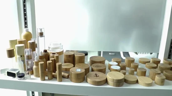 Conjunto de envases cosméticos de botella y tarro sin aire blanco mate de nuevo diseño de acrílico cuadrado